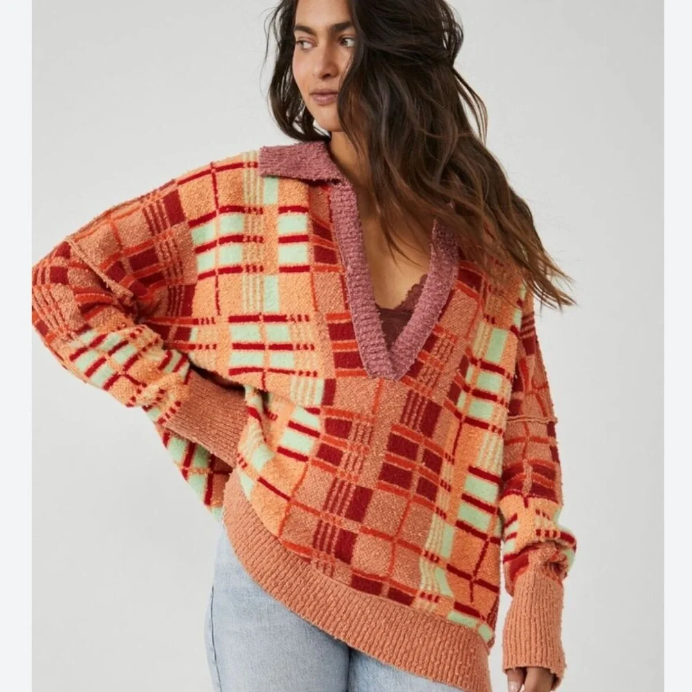 FREE PEOPLE Ruben Nubby Cozy Oversized Pullover Sweater S - Picture 6 of 15